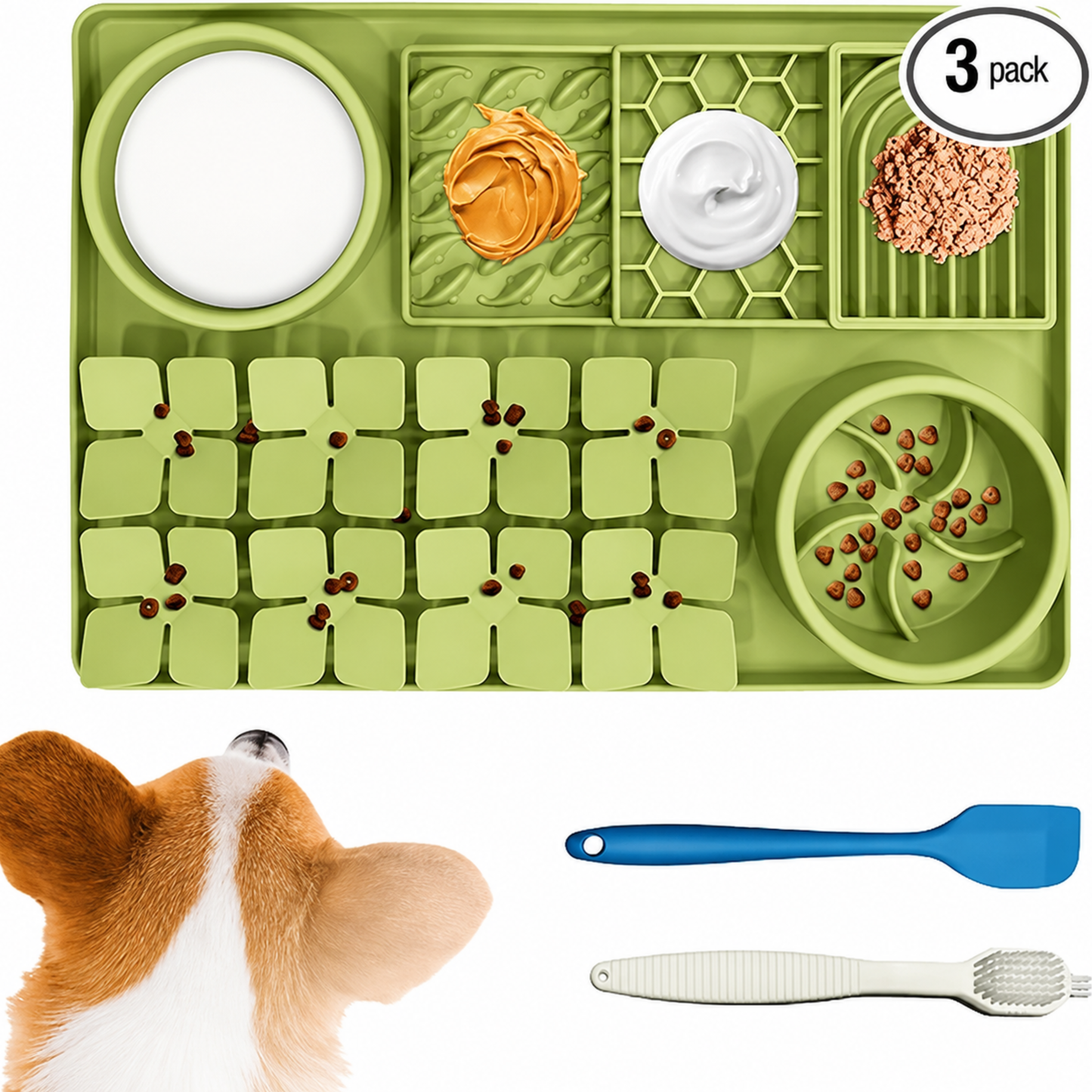 4 IN 1 Pet Slow Feeding Mat