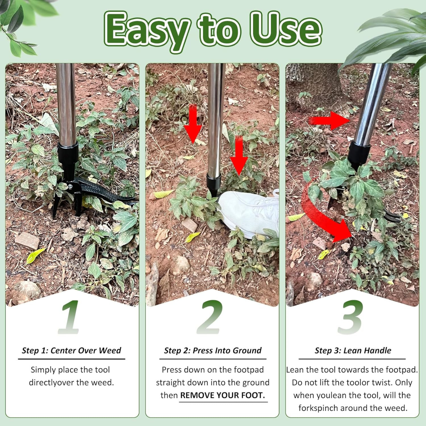 Garden Weed Remover Tool