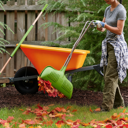 Leaf Grabber Rake with Long Handle