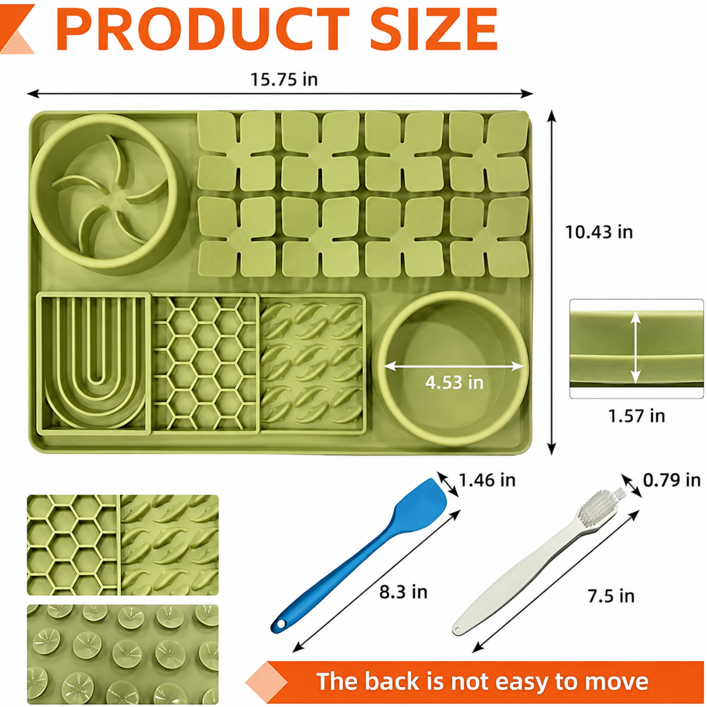 4 IN 1 Pet Slow Feeding Mat