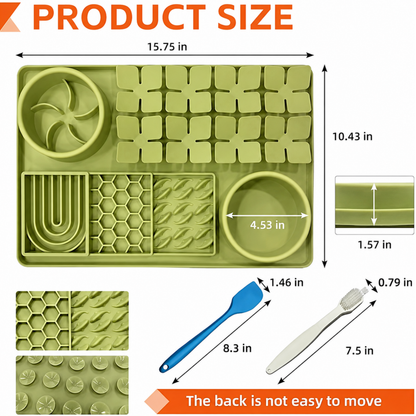 4 IN 1 Pet Slow Feeding Mat