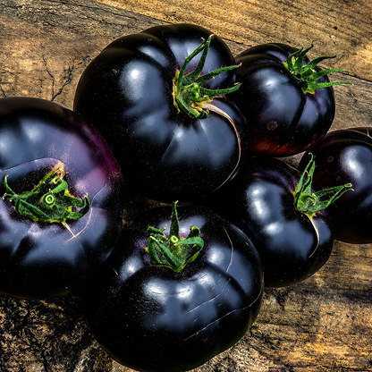 Black Pearl Cherry Tomato Seeds (Non-GMO Heirloom)