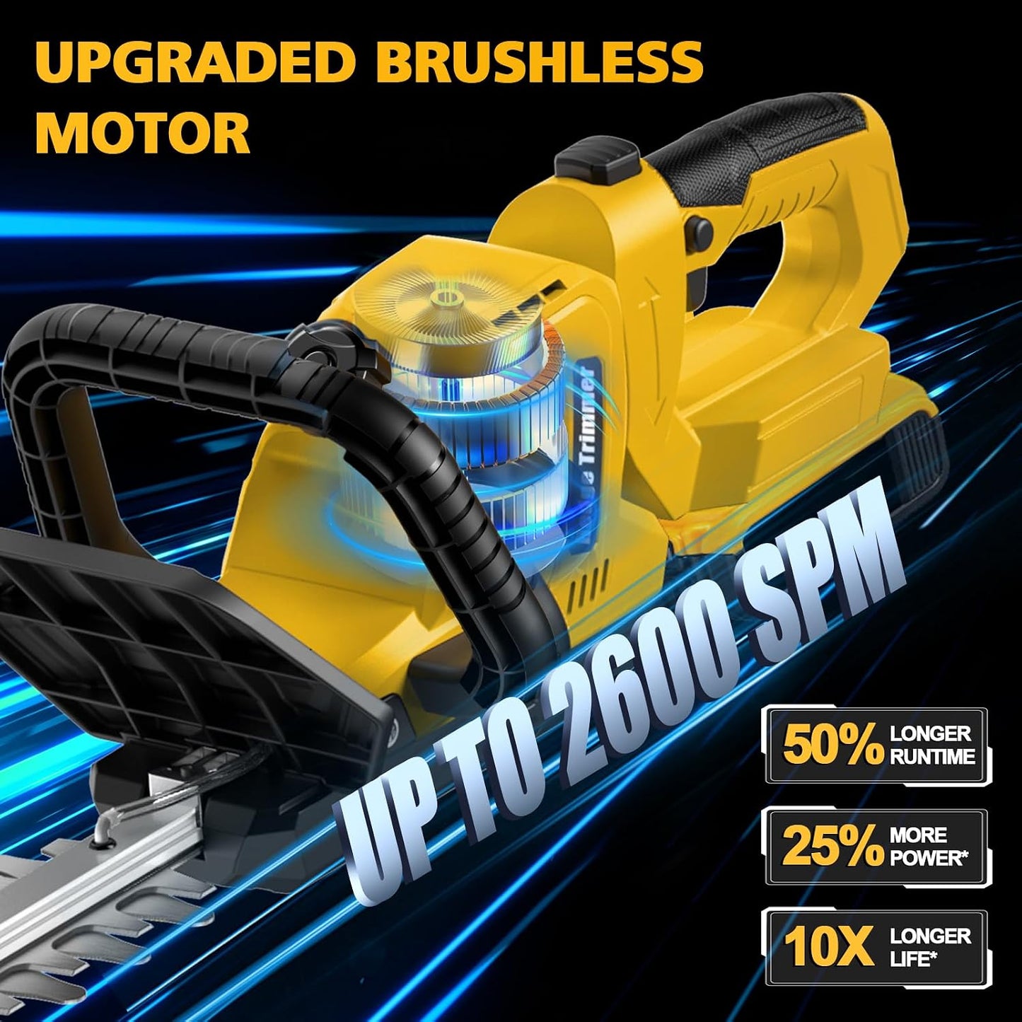 Brushless Cordless Hedge Trimmer