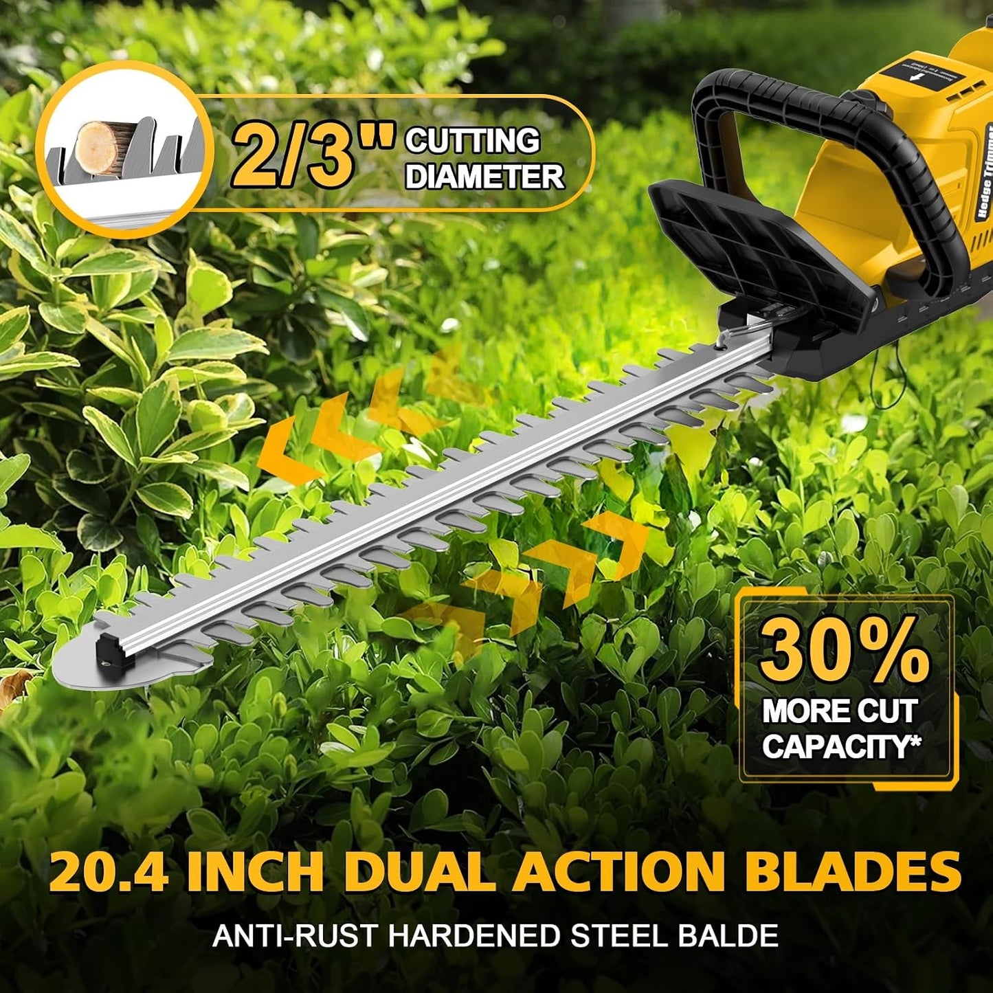 Brushless Cordless Hedge Trimmer
