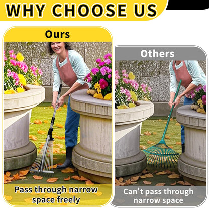 Adjustable Garden Leaf Rake