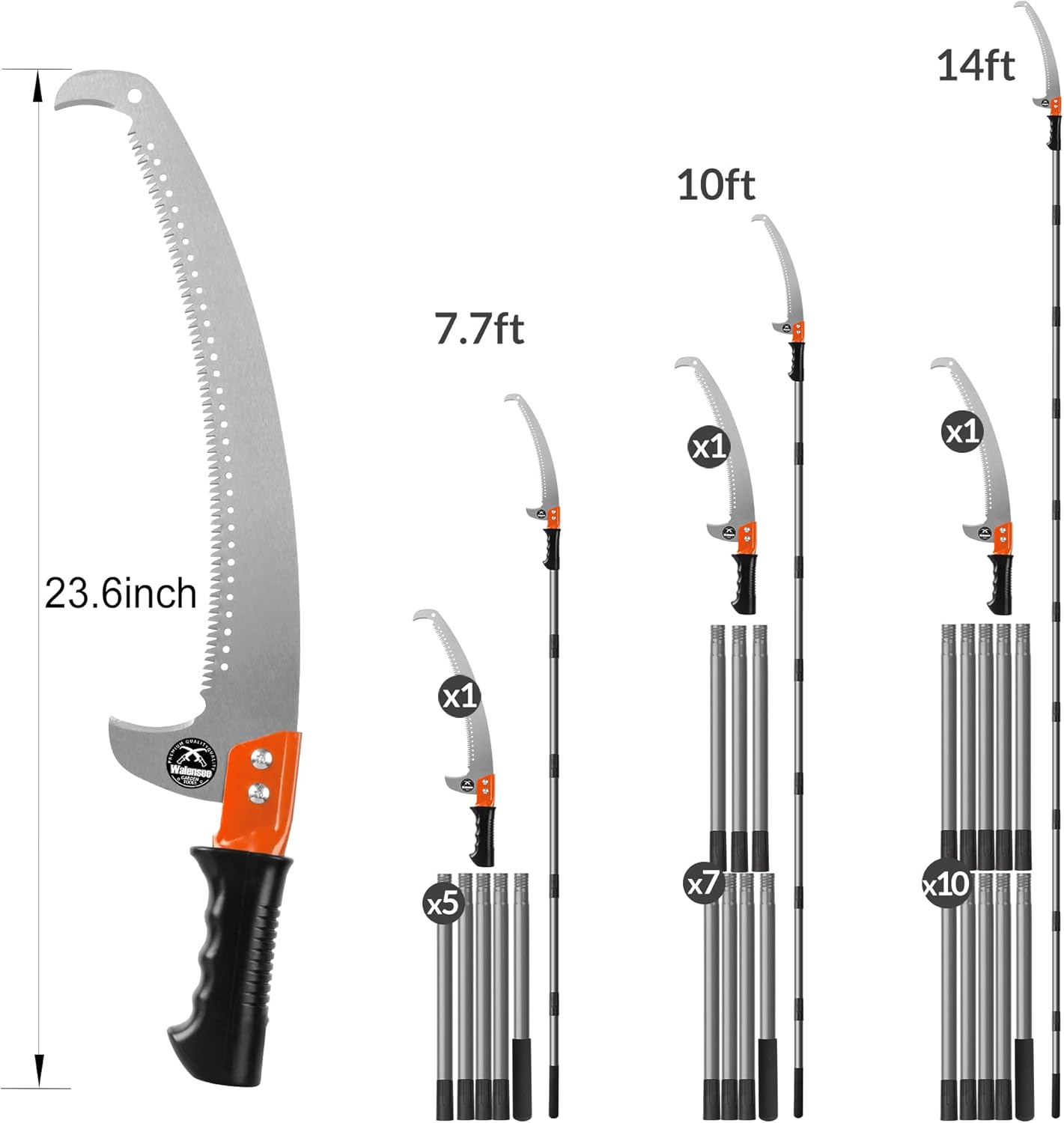 2-in-1 Tree Trimming Pole Saw