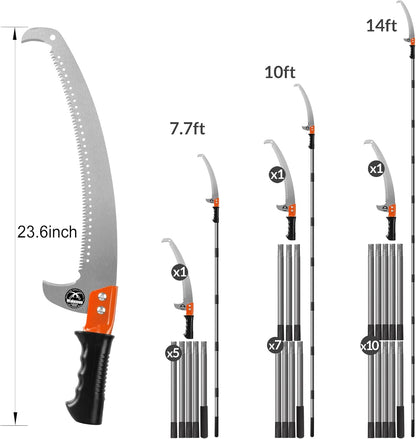 2-in-1 Tree Trimming Pole Saw