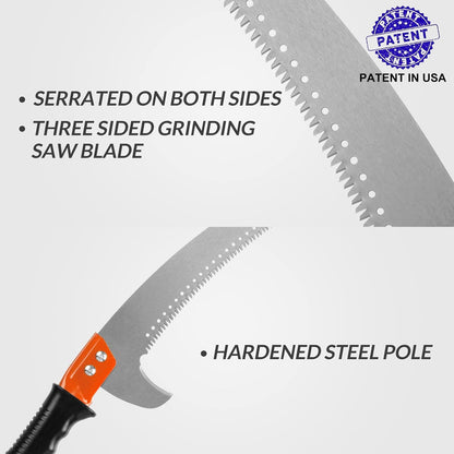 2-in-1 Tree Trimming Pole Saw