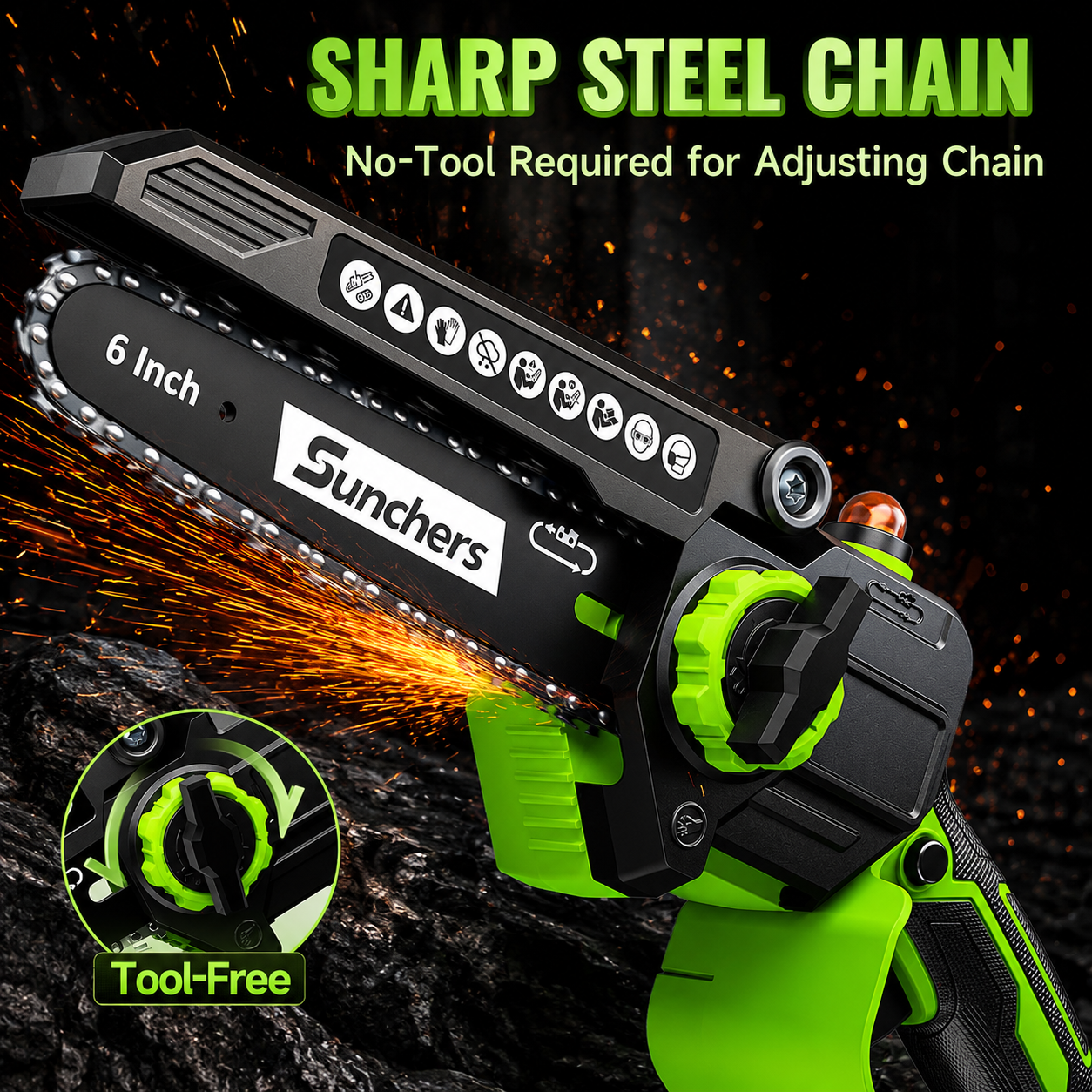 Mini Chainsaw Cordless