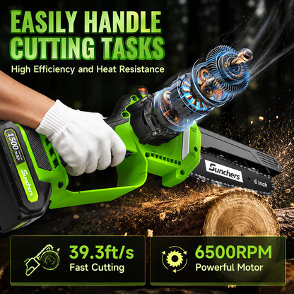 Mini Chainsaw Cordless